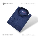 Tommy Hilfiger plain Blue cotton Print Shirt