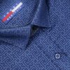 Tommy Hilfiger plain Blue cotton Print Shirt