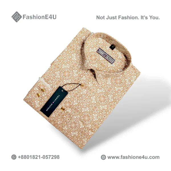 Tommy Hilfiger Beige Print Shirt