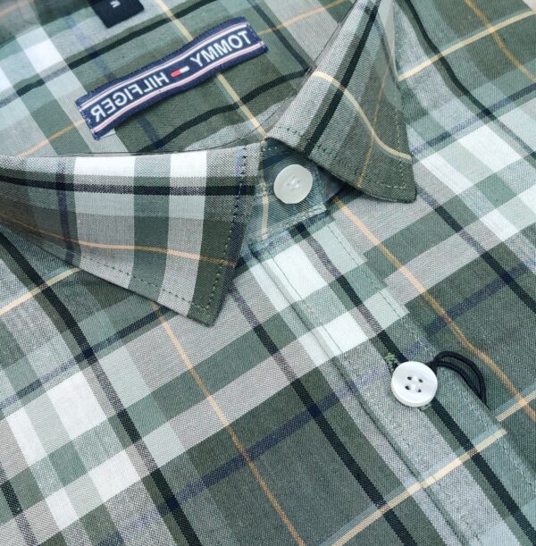 Tommy Hilfiger Olive Tartan Check