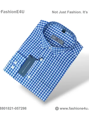 Tommy Hilfiger Royal Blue Gingham Check