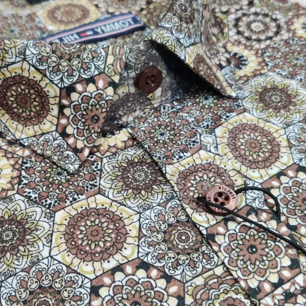 Tommy Hilfiger Staylish Plain Print Shirt_1